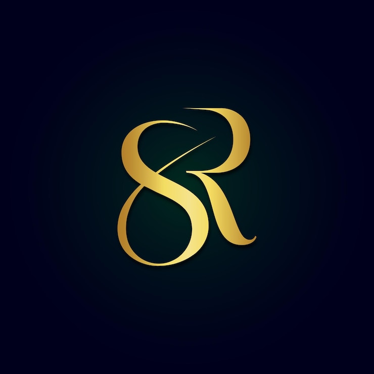 Vector ilustración del logotipo vectorial sr
