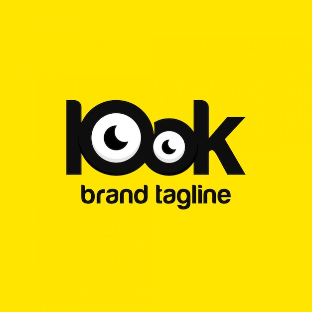 Ilustración de un logotipo para ver los ojos Premium