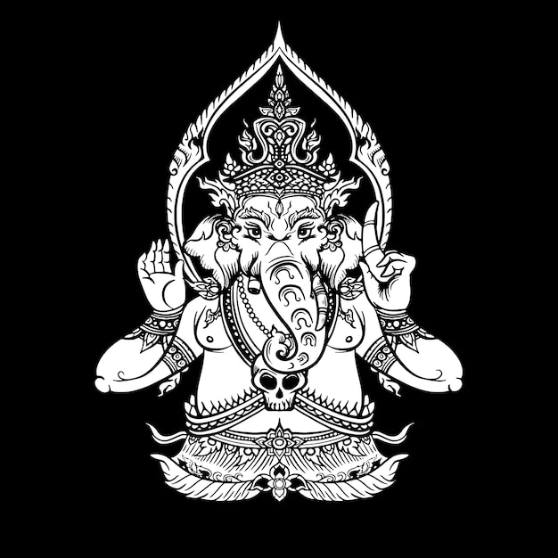 Ilustración de Lord Ganpati