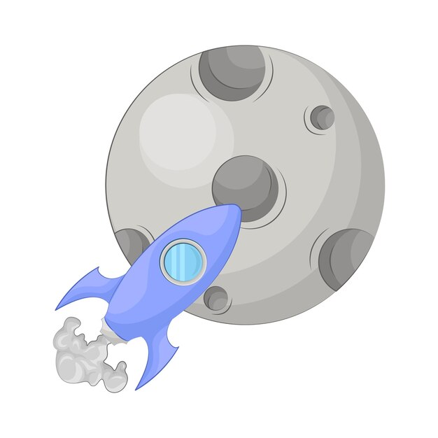 Ilustración de la luna