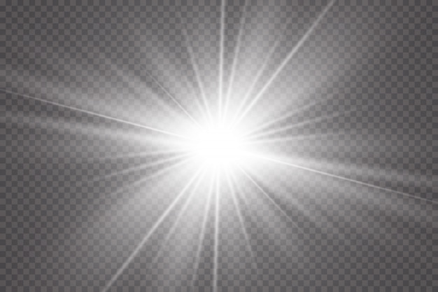 Ilustración de luz brillante