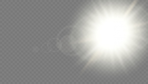 Ilustración de luz brillante