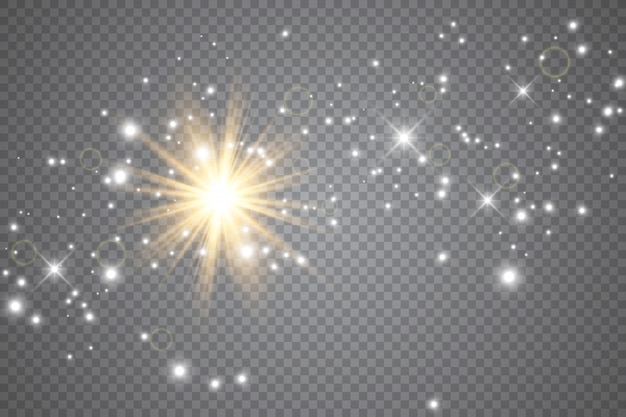 Ilustración de luz brillante
