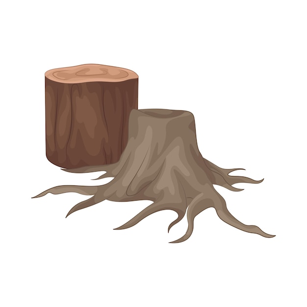 Ilustración de madera