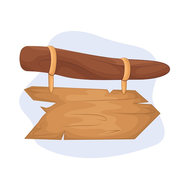 Ilustración de madera