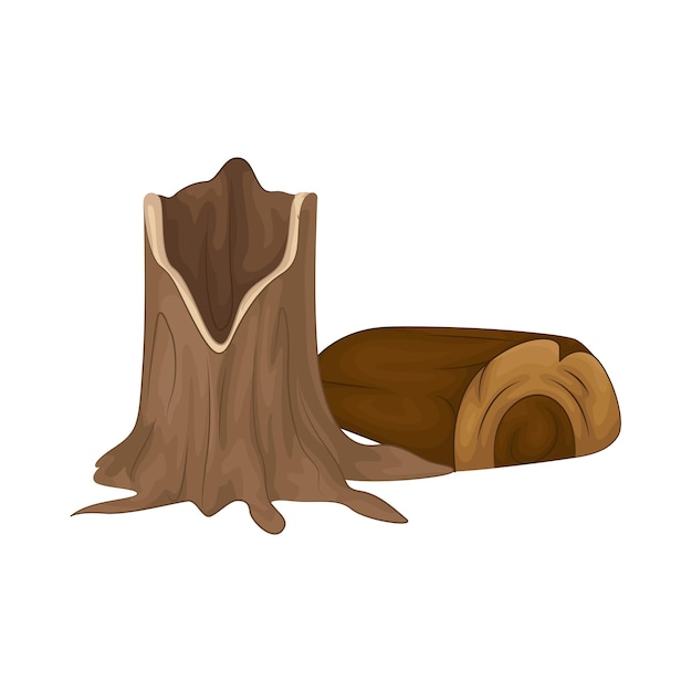 Ilustración de la madera