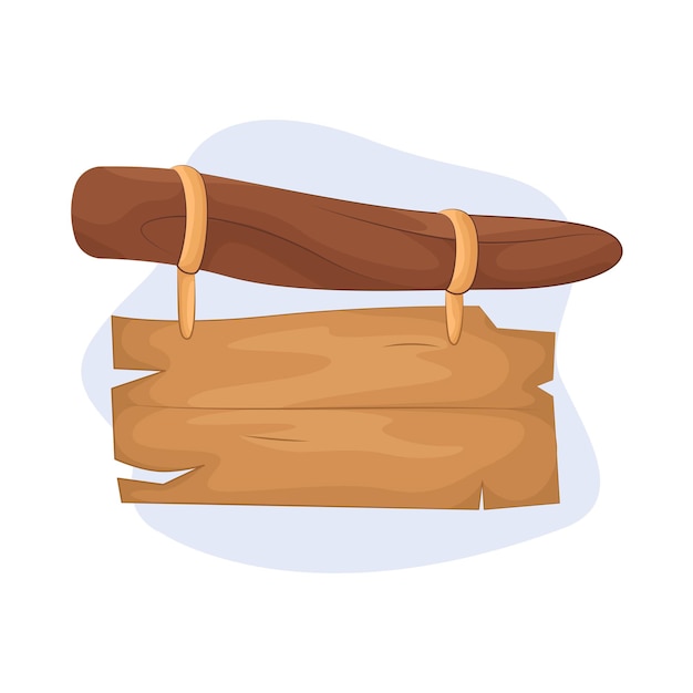 Ilustración de madera