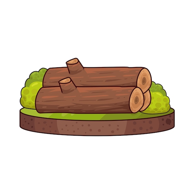 Ilustración de madera