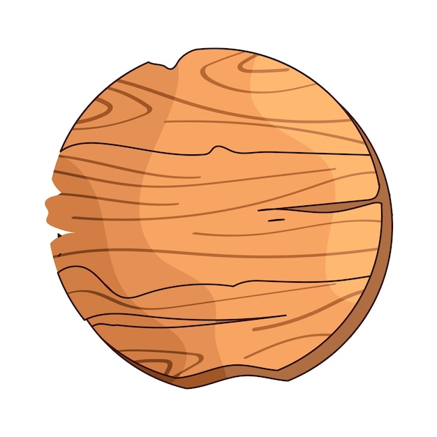 Ilustración de madera