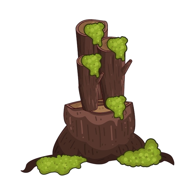 Ilustración de la madera