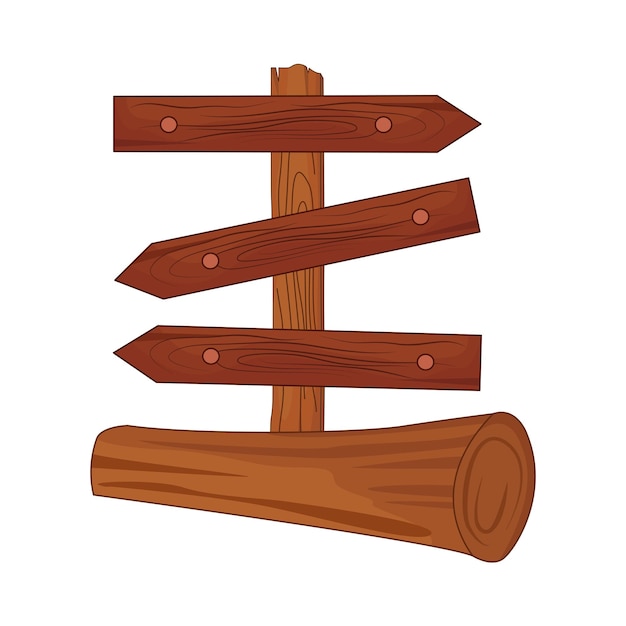 Ilustración de madera