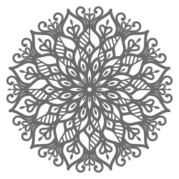 Vector ilustración de mandala de estilo étnico oriental para decoración