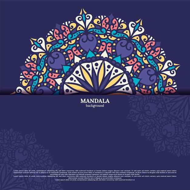 Ilustración de mandala