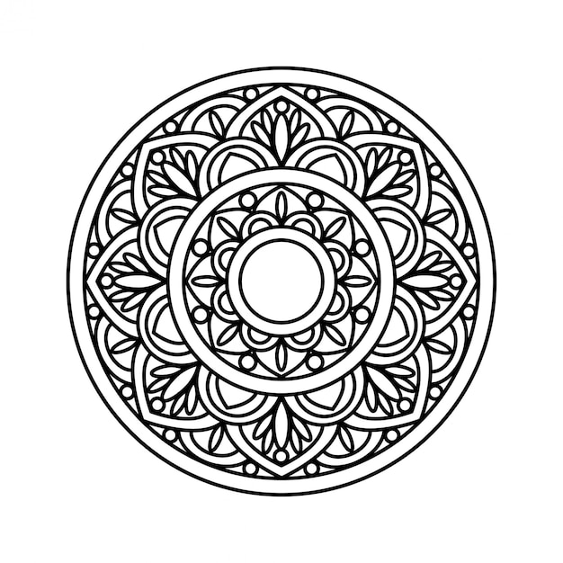 Vector ilustración de mandala