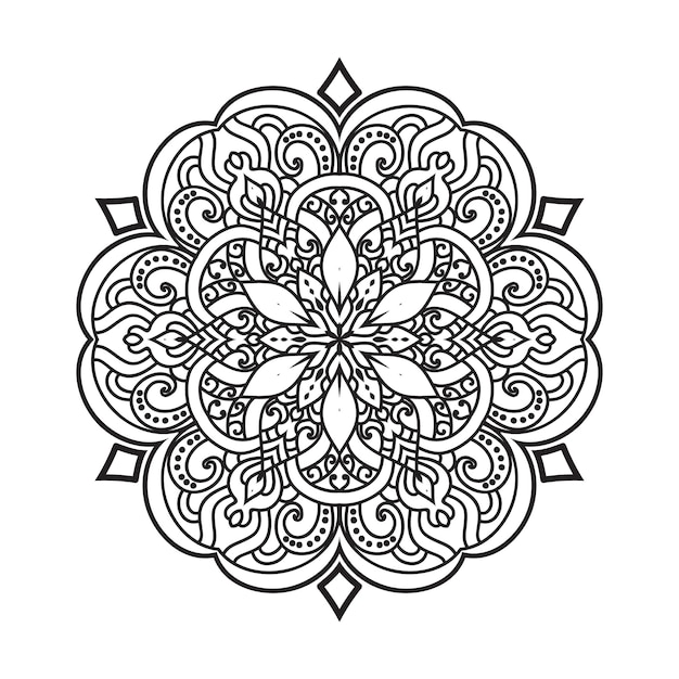 Ilustración de mandala