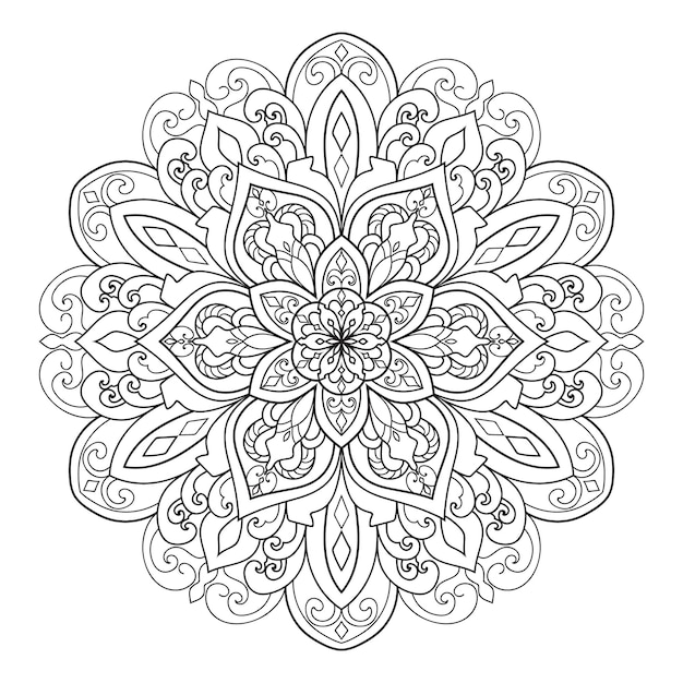 Ilustración de mandala