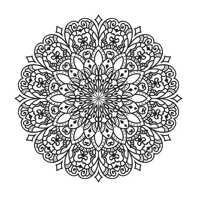 Ilustración de mandala