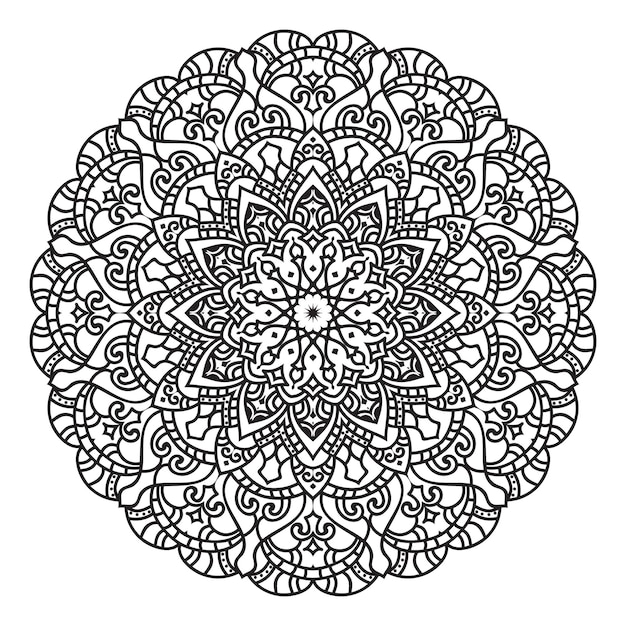 Ilustración de mandala