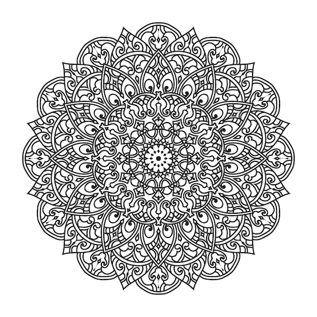 Ilustración de mandala