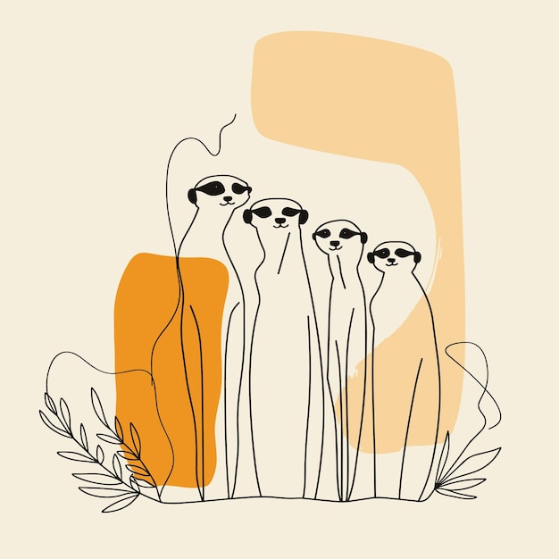 Ilustración de la mangosta