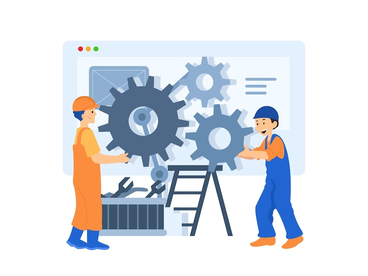 Vector ilustración de mantenimiento