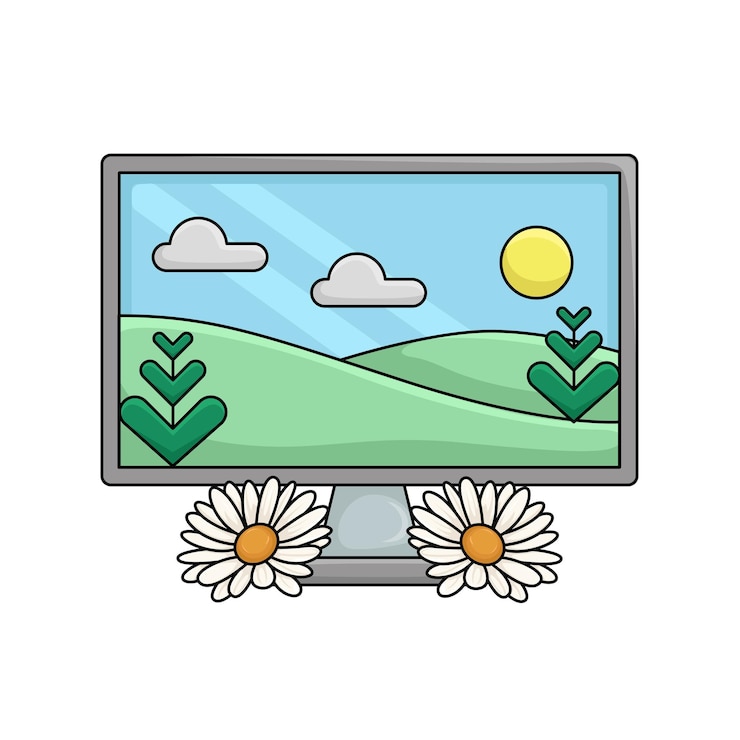 Vector ilustración del marco