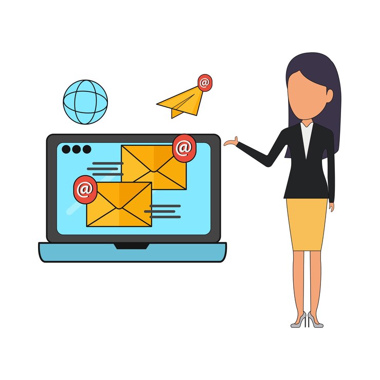 Vector ilustración de marketing por correo electrónico