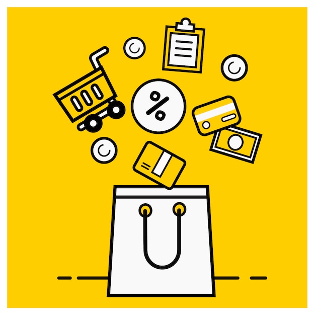 Ilustración de marketing digital