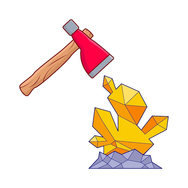 Vector ilustración de martillo