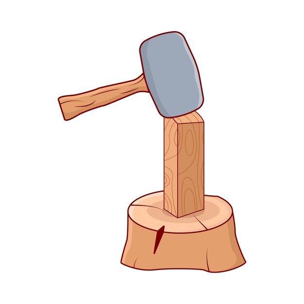 Vector ilustración de martillo