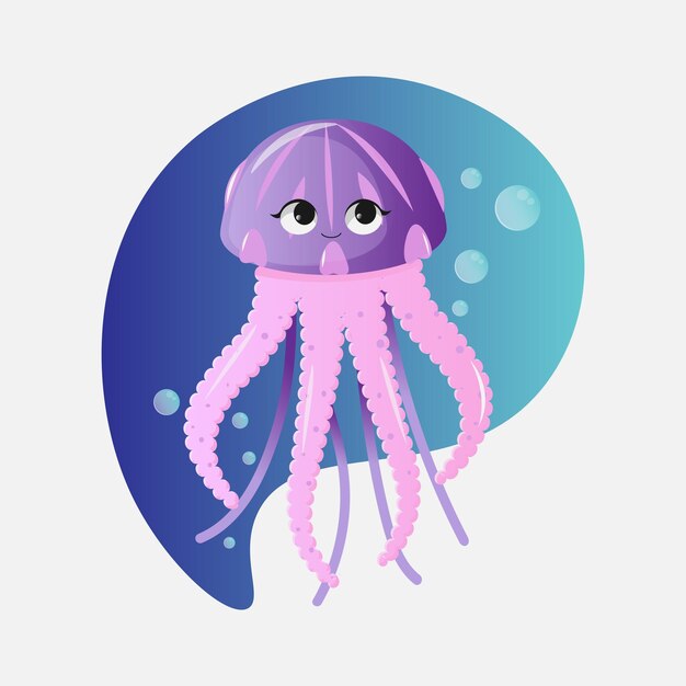 Ilustración de las medusas