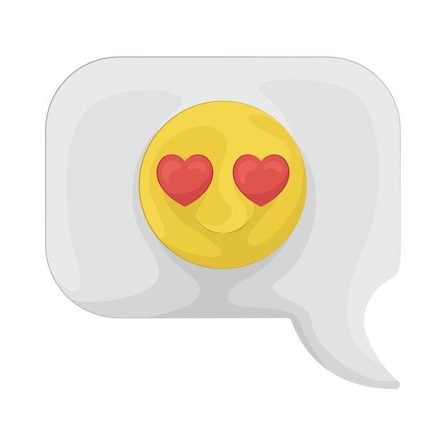 Ilustración del mensaje de amor