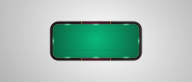 Ilustración de la mesa de póquer en la vista superior