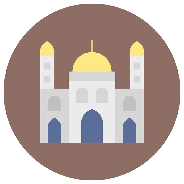 Vector ilustración de la mesquita