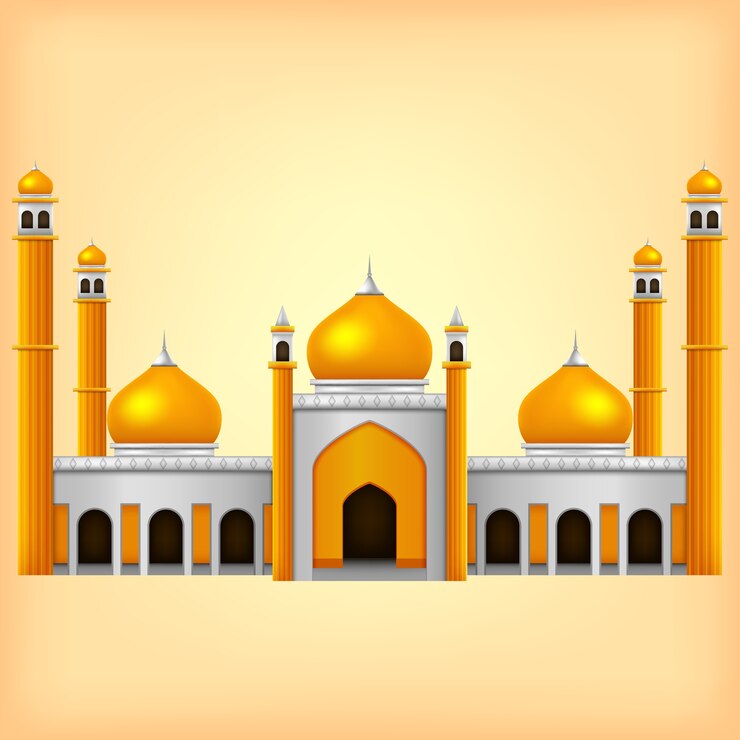 ilustración de la mezquita musulmana