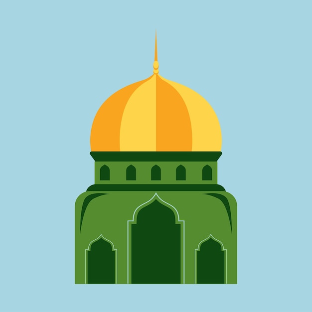 Ilustración de una mezquita