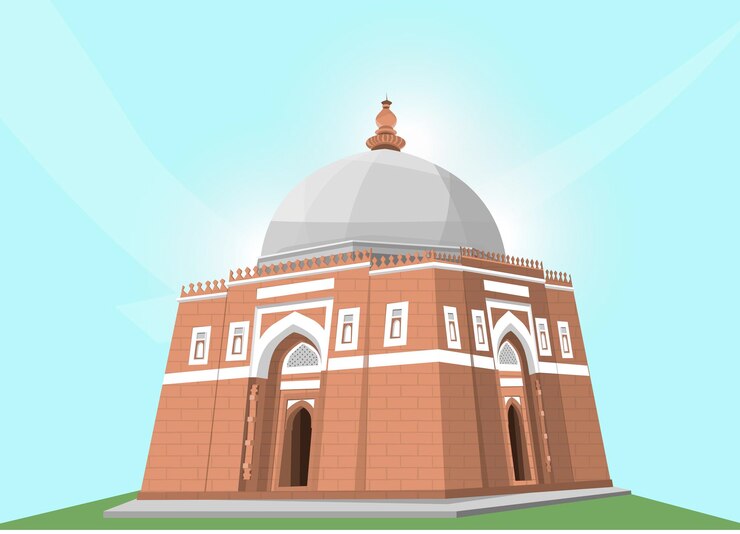 Vector ilustración de la mezquita