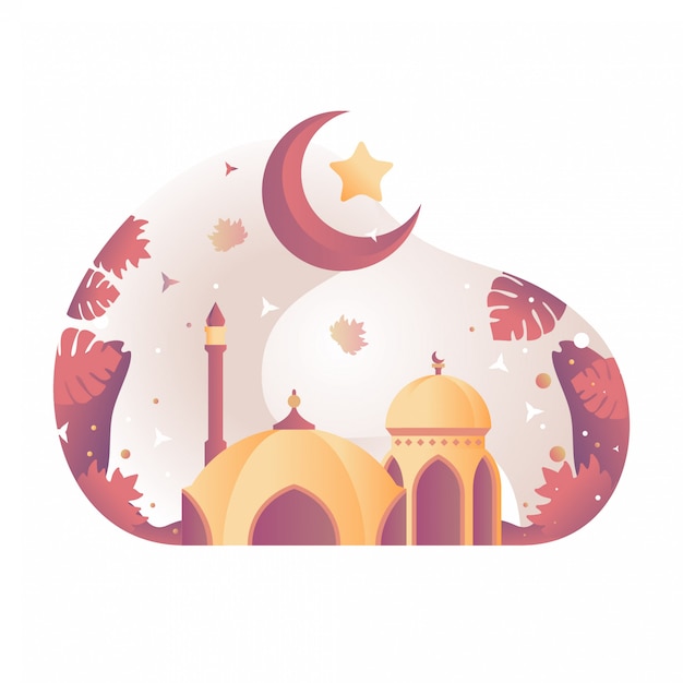 Ilustración de la mezquita
