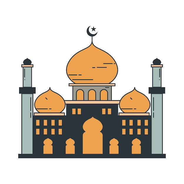 Ilustración de la mezquita
