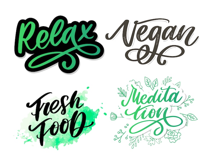 Vector la ilustración de mi terapia es meditación. cartel de letras para estudio de yoga y clase de meditación. divertidas letras para tarjetas de felicitación e invitación, estampado de camiseta.