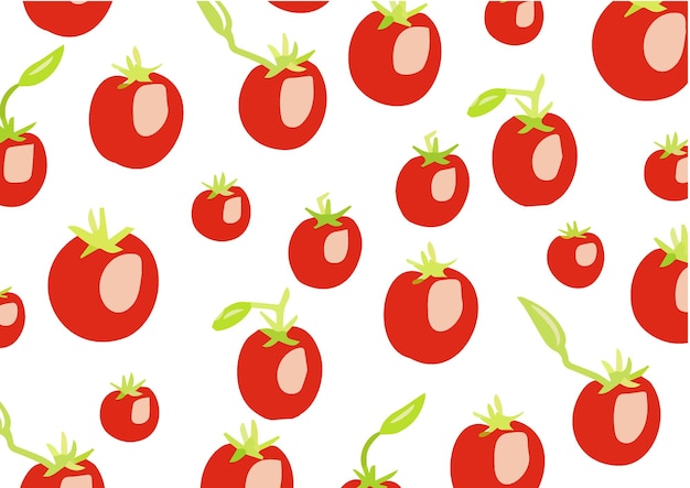 Ilustración mínima de tomate