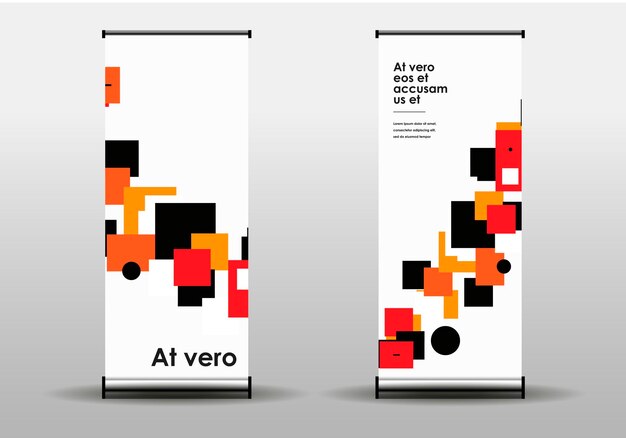 Ilustración mínima vectorial Portada de presentación Documento corporativo