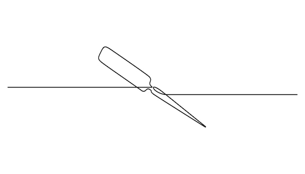 Ilustración minimalista de un cuchillo