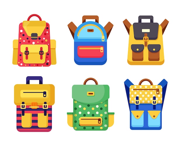 Ilustración de mochila para niños