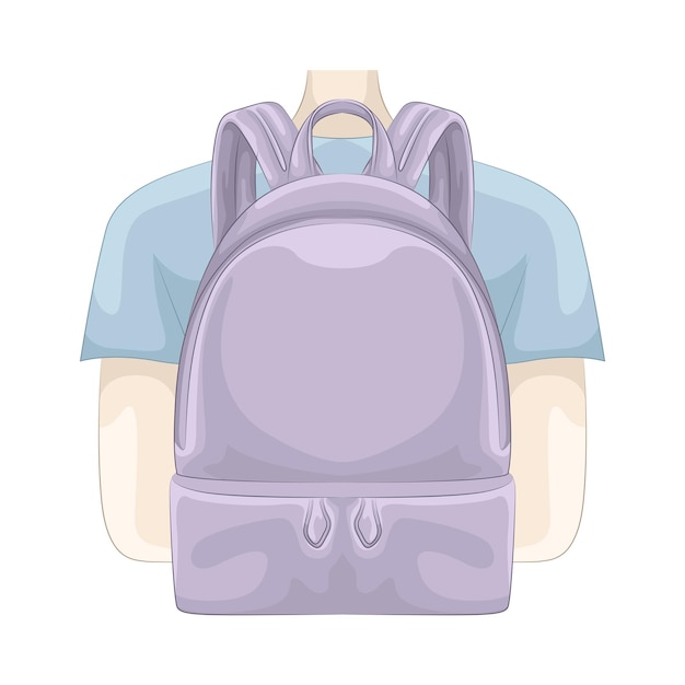 Ilustración de la mochila
