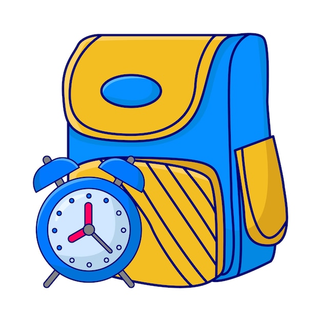 Ilustración de la mochila