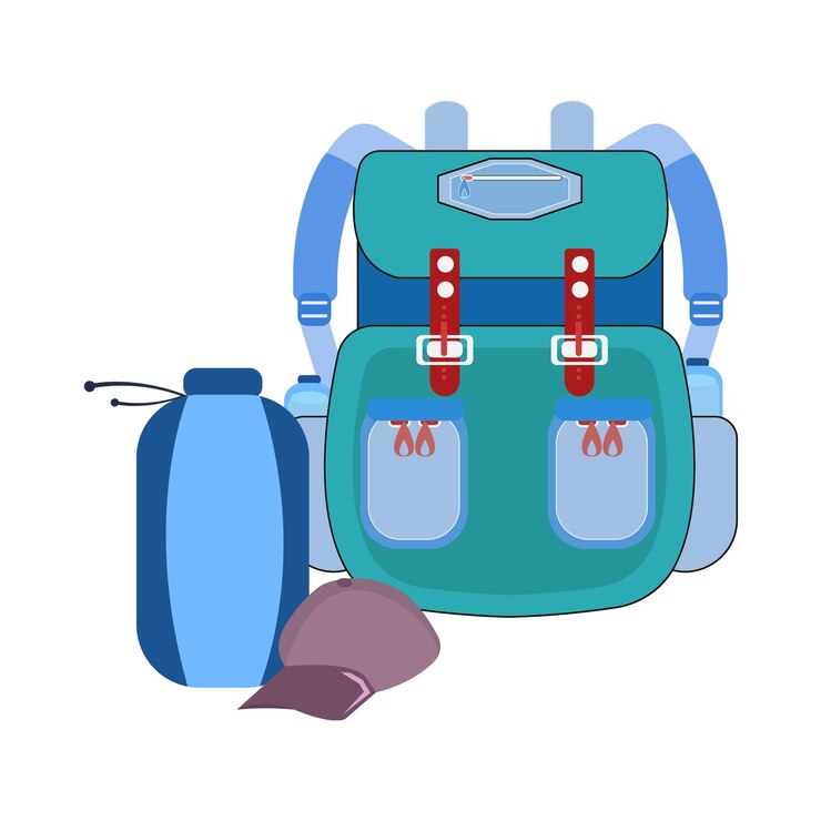 Vector ilustración de la mochila
