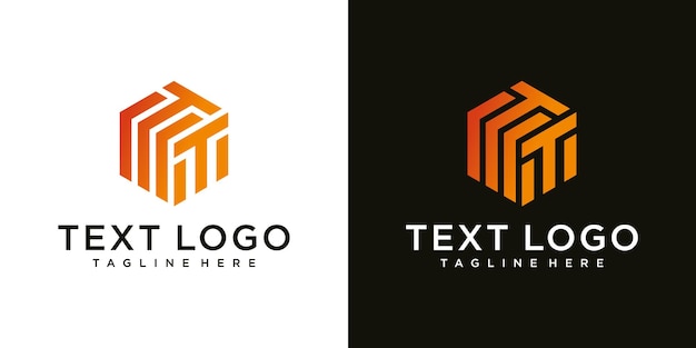 Ilustración moderna letra T signo plantilla de diseño de logotipo de lujo