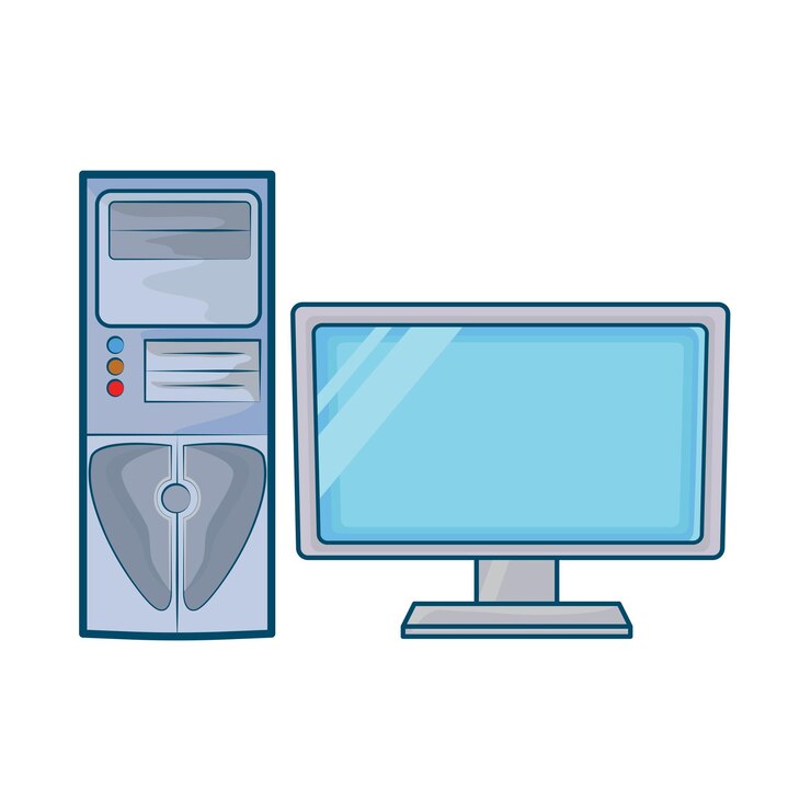 Vector ilustración del monitor