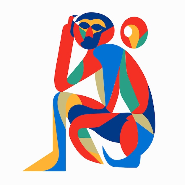 Ilustración de un mono